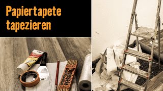 Papiertapete tapezieren Planung amp Untergrundvorbereitung  HORNBACH Meisterschmiede [upl. by Lilybelle]