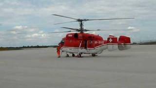 Kamov KA32 engine start at munich airport [upl. by Haissem579]