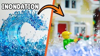 Recréer des CATASTROPHES NATURELLES en LEGO [upl. by Aitahs]