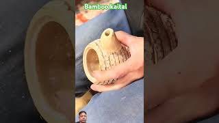 diy teapot woodworking bamboo handmade bamboohut bambootree woodcarving bamboohouse [upl. by Fredkin]