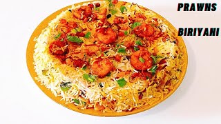 Prawns Biriyani  Easy Biriyani Recipe ചെമ്മീൻ ബിരിയാണി [upl. by Neufer932]