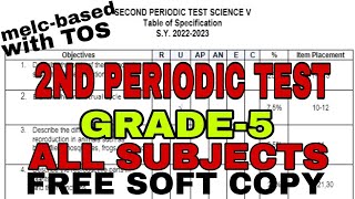 Periodic Test for Grade5 Quarter2 [upl. by Blakeley255]