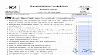 Learn How to Fill the Form 6251 Alternative Minimum Tax by Individual [upl. by Atinod]