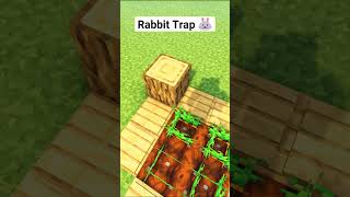 Minecraft Rabbit Trap🐰 Worlds Smallest Violin shorts [upl. by Ardekal]