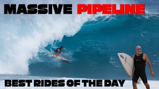 SURFING BEST PIPELINE OF THE YEAR 4K Raw Full Day [upl. by Rebekah]