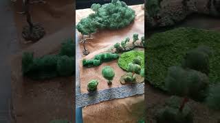 final day painting plastic mesh forests scratchbuilding miniaturewargaming [upl. by Galasyn557]