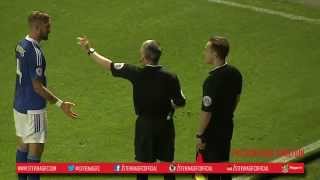 PENALTY CONTROVERSY Changed call results in drop ball [upl. by Aznofla65]