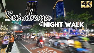 4K TUNJUNGAN ROMANSA NIGHT WALK SURABAYA 2022 🇮🇩 SEMAKIN MERIAH [upl. by Dryden7]