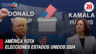 🔴 20 MINUTOS AMÉRICA VOTA ELECCIONES ESTADOS UNIDOS 2024 parati noticias [upl. by Enajiram145]