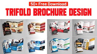 50 Trifold Brochure Design Templates Free Download Trifold Brochure Design in photoshop [upl. by Padget]