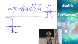 17 Geometry  Midpoint and Distance in the Coordinate Plane [upl. by Hawkins340]