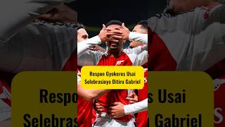 Respon Viktor Gyokeres Usai Selebrasinya Ditiru Gabriel Magalhaes [upl. by Nilde990]