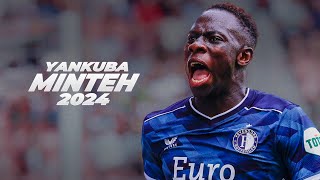 Yankuba Minteh  The Explosive Winger 2024ᴴᴰ [upl. by Ahsinev]