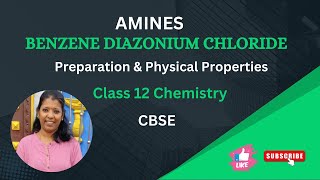 Benzene diazonium chloride  Amines  CBSE  NEET  State Board  Class 12 [upl. by Notserc481]