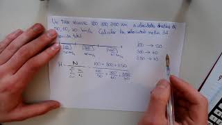 Calcular la velocidad media  Estadística [upl. by Alatea]