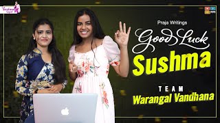 Sushma Gopal  Team Warangal Vandhana Praja Writings [upl. by Darnall624]