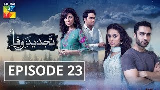 Tajdeed e Wafa Episode 23 HUM TV Drama 20 February 2019 [upl. by Enel]