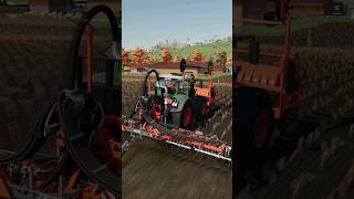 SPREADING SLURRY WITH PUMP AND HOSES ON THE FIELD  Farming Simulator 22 shorts farmingsimulator [upl. by Hgielah857]