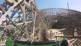 FULL RIDE Viper BACKWARDS at Six Flags Great America with OFFICIAL POV [upl. by Katusha]