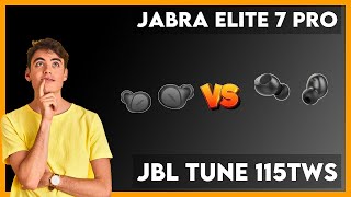 Jabra Elite 7 Pro vs JBL Tune 115TWS Comparison [upl. by Iolanthe]