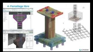 Plans de coffrage et de ferraillage dans Revit BATIMAT 2015 [upl. by Chasse]