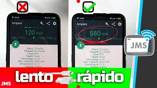 A CULPA É DO CABO USB de CARREGAR SEU CELULAR LENTAMENTE [upl. by Odin]