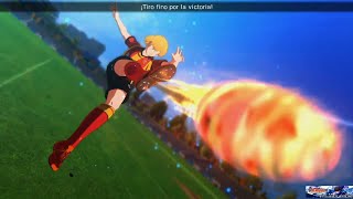 CAPTAIN TSUBASA RISE OF NEW CHAMPIONS TIRO FINO [upl. by Oibesue]