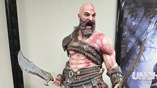 Custom Kratos 14 Statue UnboxingReview [upl. by Ydoc]