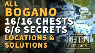 All Bogano Chests amp Secrets Locations Star Wars Jedi Fallen Order [upl. by Purvis186]