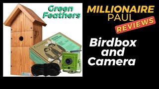 Green Feathers WiFi Birdbox camera birdbox and birdbox light REVIEW millionairepaul [upl. by Atalanti503]