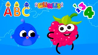 Learn English Vocabulary Through Fun Fruit Songs 🎶 Sing and Learn Alphabets with Giligilis 🌈 [upl. by Mildrid]