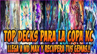 TOP 13 DECKS PARA LLEGAR A ND MAX EN LA COPA KC NOVIEMBRE  YUGIOH DUEL LINKS  F2P Y P2W [upl. by Sorel]