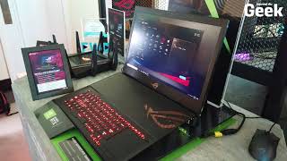 CES 2019  Laptop ASUS ROG Mothership [upl. by Egon804]