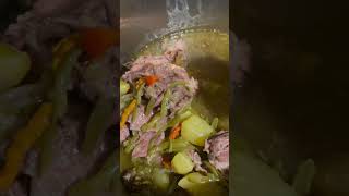 Neck bones and potatoes foodie cooking viralvideo [upl. by Alesandrini198]