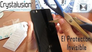 Analisis Protector de pantalla Invisible  Crystalusion  Español [upl. by Atiuqes]