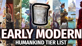 THE ULTIMATE HUMANKIND TIER LIST  Humankinds Early Modern Era Cultures [upl. by Corbin924]