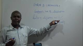 Form3 Chemistry lesson1 Part3 Grahams law of diffusion [upl. by Laverne]