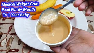 6 Month Baby Food  Weight Gain Baby food  Puree For babies  6 Month To 1 Year Baby Food Recipes [upl. by Ennywg198]