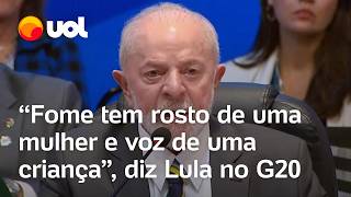 Lula no G20 A fome não é uma coisa natural ela existe por decisão política Podemos erradicála [upl. by Elison552]