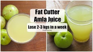 Amla Fat Cutter Drink  Quick Weight Loss With Amla Juice  Amla for Immunity  Lose 23 kgs [upl. by Sonny797]