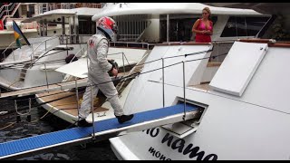 Kimi Raikkonen goes straight to his yacht [upl. by Llekram998]