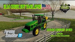 ELM CREEK EP5 TIMELAPSE 8410 JOHN DEERE FS22 FARMING SIMULATOR 22 [upl. by Langsdon925]