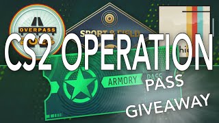 NEW CS2 OPERATION  PASSS GIVEAWAY [upl. by Catina]