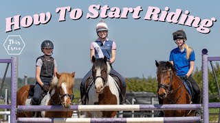 How to Start Horse Riding This Esme [upl. by Fairfield]