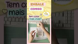 Embalando Uma Fofura Mini Agenda Personalizada [upl. by Brunhilde]