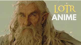 LOTR Anime Videobook  Why ONLY GANDALF THE WHITE COULD SAVE MIDDLEEARTH  Evolution Explained [upl. by Rahs680]