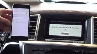 How to Pair an iPhone to a Mercedes Benz via Bluetooth [upl. by Ycak900]