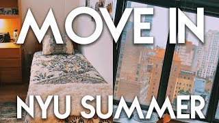 MOVE IN VLOG Summer in NYC NYU Summer Housing  Lottie Smalley [upl. by Nnaycnan]