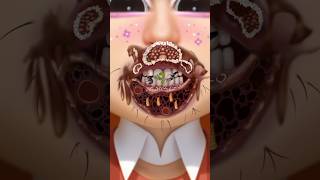 asmr infected lips treatment animation animation asmrvideo treatment inshot relax shorts [upl. by Alema]