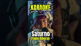 “Saturno” de Pablo Alboran KARAOKE [upl. by Navinod462]